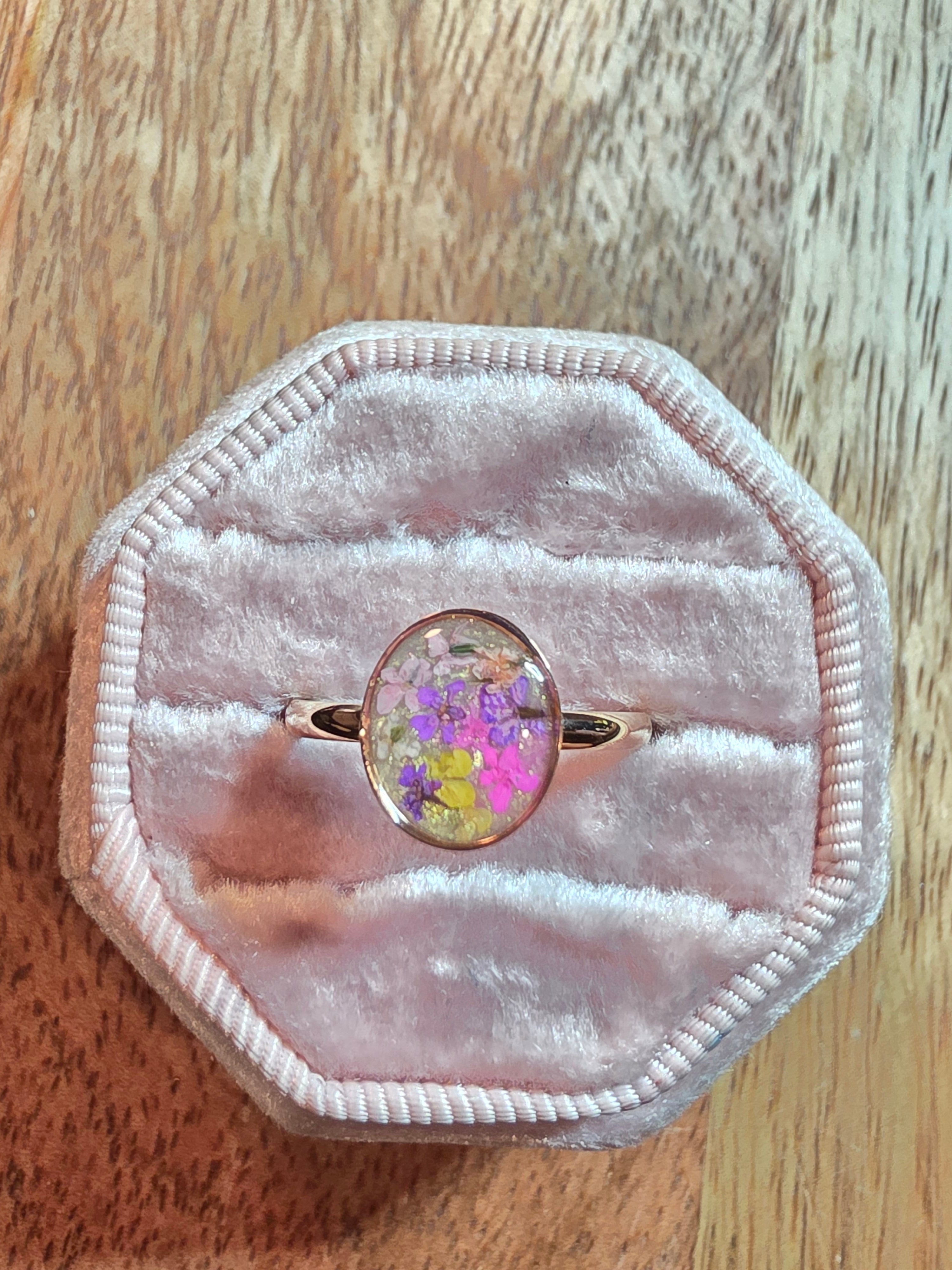 Wildflower Whisper Memorial Ring